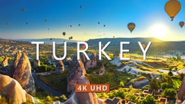 TURKEY (4K UHD) Ambient Drone Film + Best Piano Music For Stress Relief, Meditation, Sleep, & Yoga