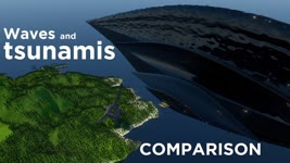 WAVES and TSUNAMIS Comparison - 3D
