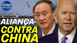 Pelo menos 7 ícones sentenciados à prisão em Hong Kong; Aliança EUA-Japão contra ameaças da China