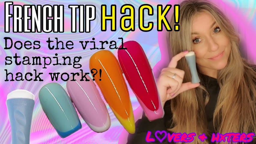 🇨🇵 FRENCH TIP HACK! | Does This Viral Hack Work?! | EASY | Gel Polish | Nail Art