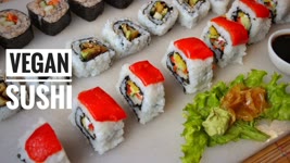 How to make Vegan Sushi Recipe || Sushi easy recipe - Vegan || Make Sushi at home