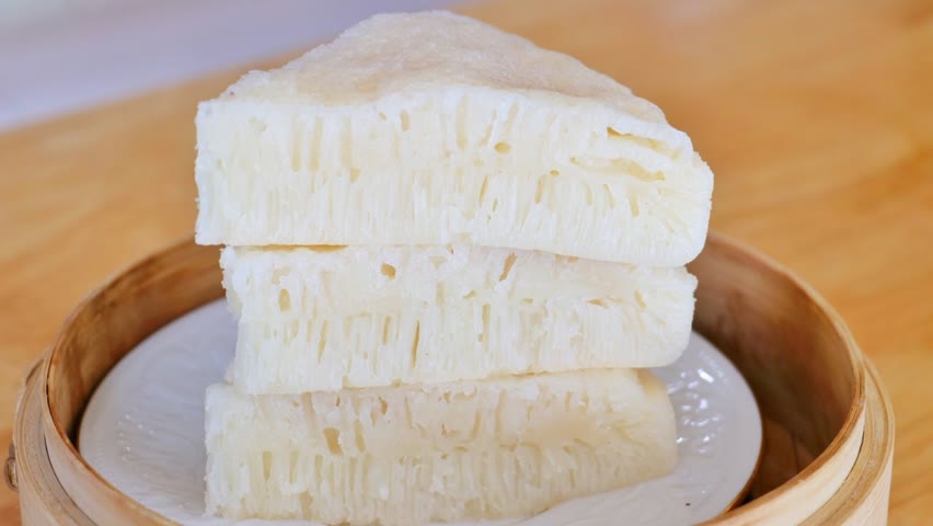 Steamed White Sugar Sponge Cake Recipe #Shorts “CiCi Li - Asian Home Cooking”