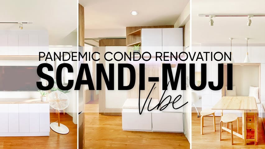 Pandemic Condo Renovation | Minimalist Condo Philippines | Scandi Muji Inspired