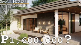 SMALL HOUSE DESIGN 65 SQM | 2 BEDROOM LOW-COST HOUSE