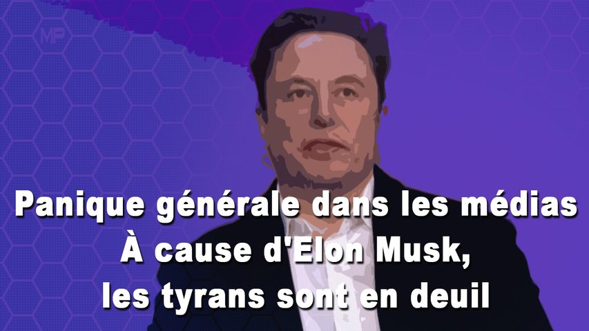 Panique générale dans les médias - À cause d'Elon Musk, les tyrans sont en deuil