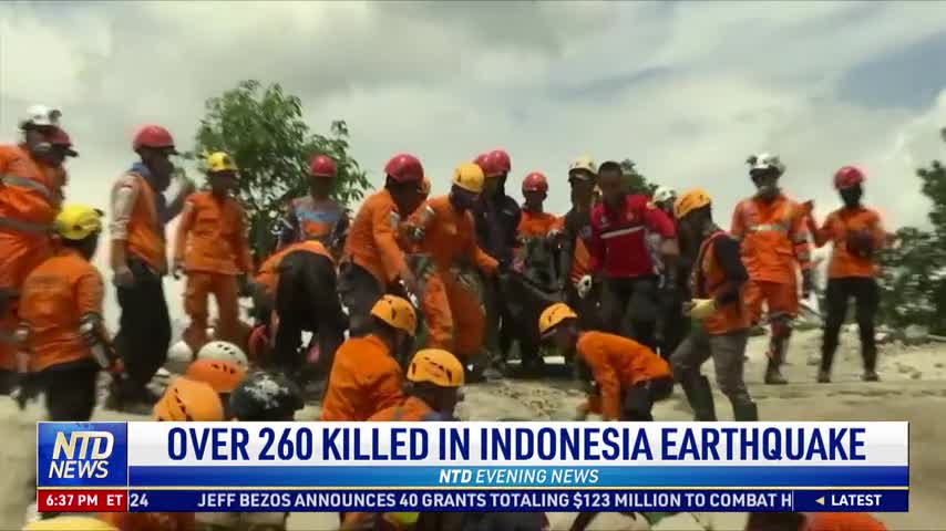 Indonesia Earthquake Kills at Least 268 People