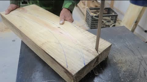 Amazing Curved Woodworking Projects - How to Make a Relaxing Chair After Tired Working Hours