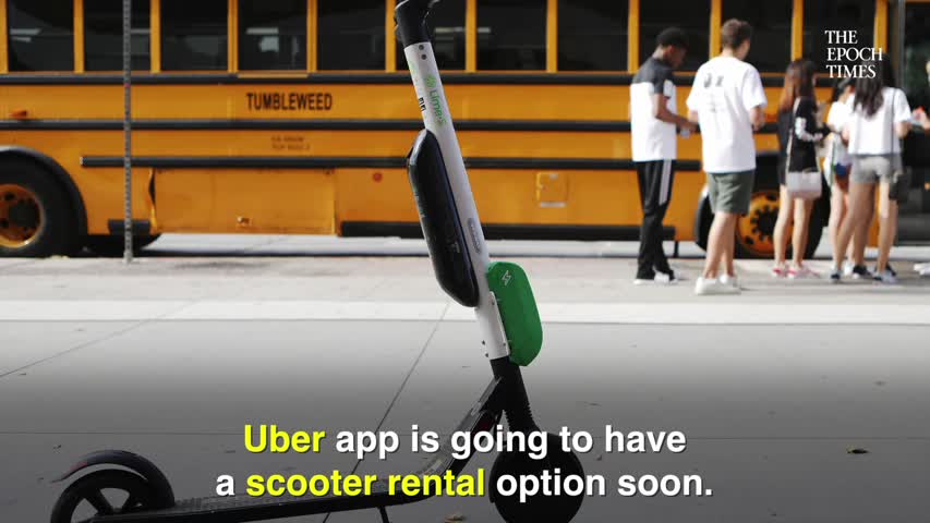 Uber scooter-video