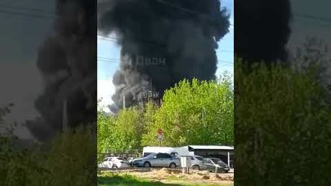 莫斯科茹科夫斯基的變電站發生火災