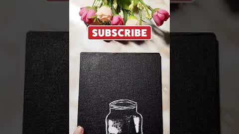 #shorts || beautiful n easy flower painting || using earbud || u can make this too😱