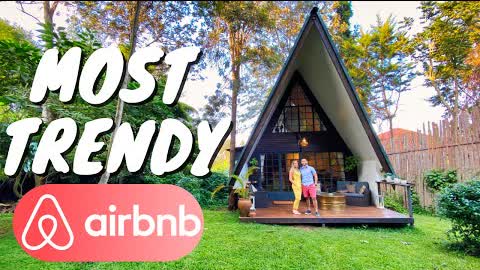 WHY Is This Airbnb So POPULAR??? / A-Frame Cabin The Perfect Couple Retreat ❤️