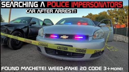 Searching A Police Impersonators Chevy Impala after Arrest! Crown Rick Auto
