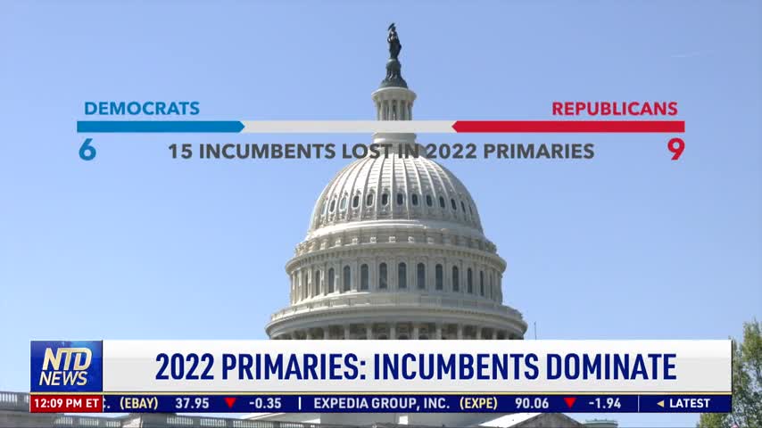2022 Primaries: Incumbents Dominate
