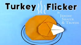 Origami Turkey Flicker / Spinning Duck