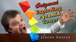 Origami Exploding Pyramid Tower