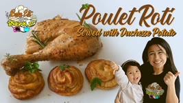 Poulet Roti with Duchesse Potato / Tagalog 101 / Bake Eat or Break It / Cooking with Aliyah