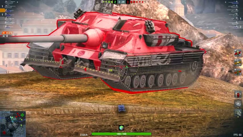 Obj.268 8837DMG 4Kills | World of Tanks Blitz | _LBK