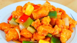 Crispy Sweet and Sour Chicken Recipe #Shorts "CiCi Li - Asian Home Cooking"