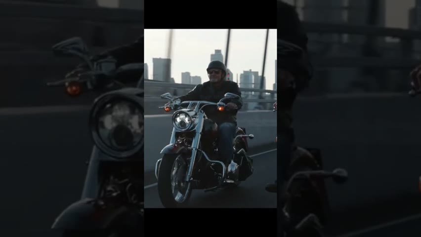 Chasing Sunset Motorcycle Cinematic in Downtown Calgary