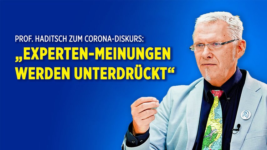 Prof. Haditsch im Interview: "Die Zukunft von Corona wird politisch entschieden"