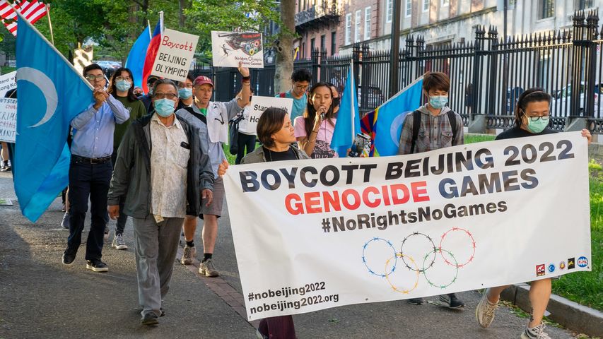 波士頓多族裔籲抵制北京冬奧 - Boycott Beijing 2022 Winter Olympics in Boston