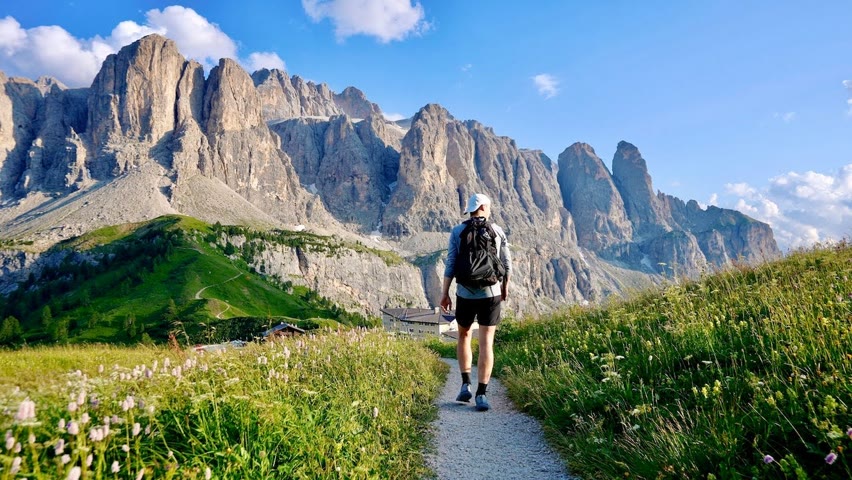 Solo Hiking 50 Miles on Alta Via 2 Dolomites Italy