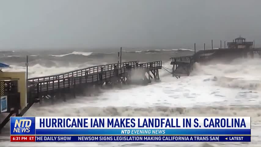 Ian Lashes South Carolina; 21 Deaths Reported in Florida