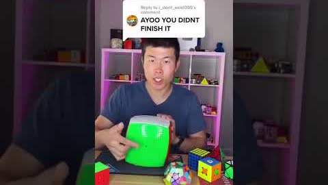 Rubik's Cube 1 UNSOLVED Piece! (FAIL)