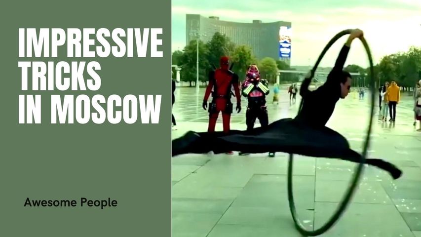 One of The Most Impressive Tricks in Moscow, Russia