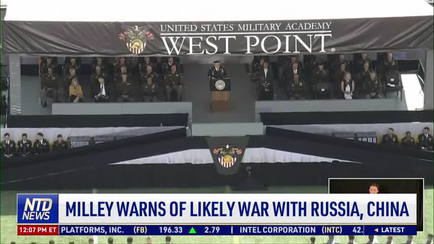 Milley Warns of Likely War With Russia, China