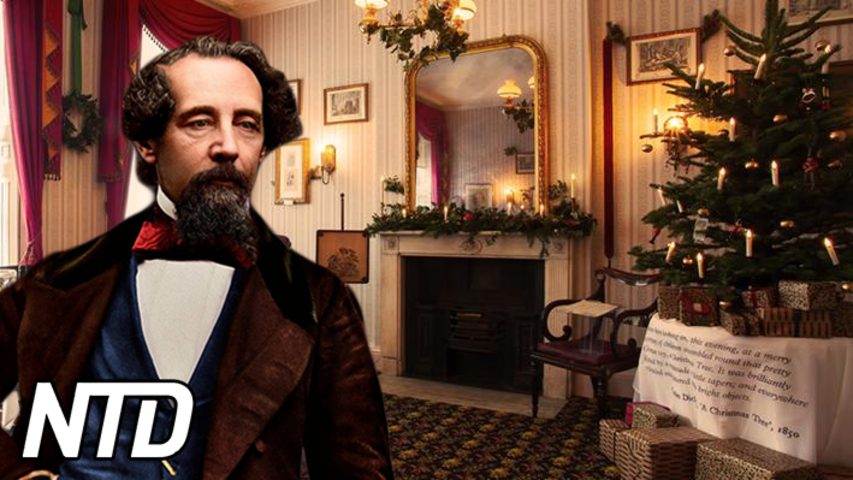 Jul i Dickens hem i London | NTD NYHETER