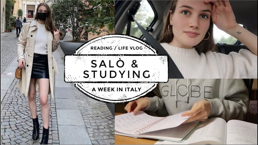 A WEEK IN MY LIFE: Visiting Salò, Studying Italian, Reading | VLOG