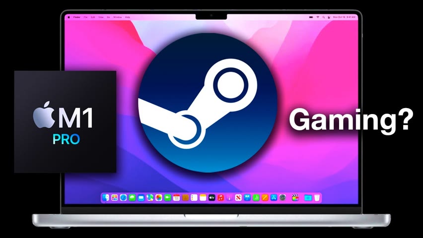 STEAM GAMING on the NEW MacBook M1 Pro - Does it work?