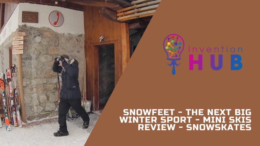 Snowfeet - The Next Big Winter Sport - Mini Skis - Review - Snowskates