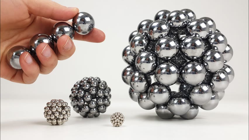 Playing with Big Magnet Balls | Magnetic Games