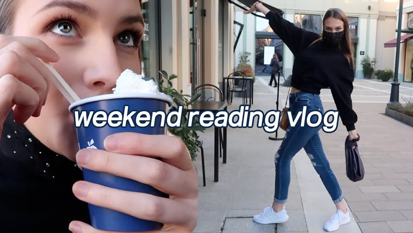 WEEKEND VLOG 📖: Reading, hot chocolate, lockdown blues