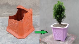 The Most Perfect Restoration Idea From Cement - A Pot You Can Make Yourself At Home