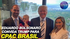 Eduardo Bolsonaro visita Trump nos EUA; EUA alerta Brasil sobre ameaça da Huawei no 5G 2021-08-12 21:37