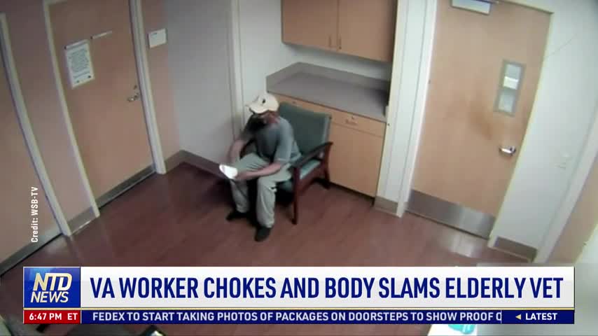 VA Worker Chokes and Bodyslams Elderly Veteran