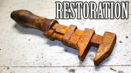 Restoring Antique Monkey Wrench - Tool restoration