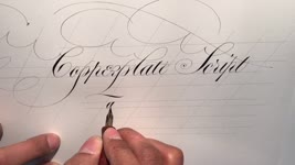 A New Manual on Copperplate Script