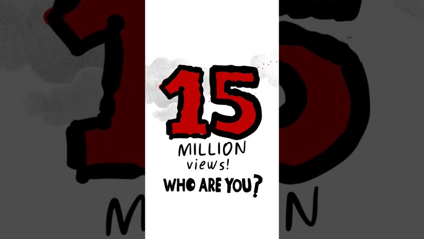 "Who are you?" reach 15 millions! 😵😍😬 Thanks guys! #subscribe #thanks #whoareyou