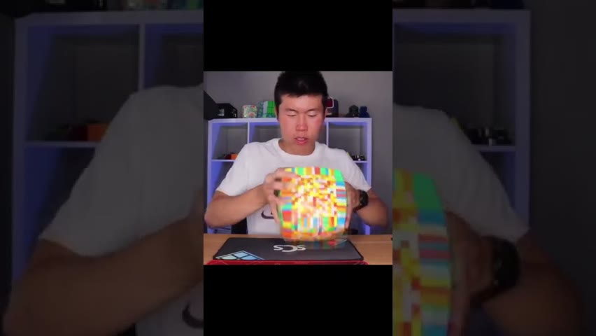 BIG Rubik's Cube Speed! (17x17)