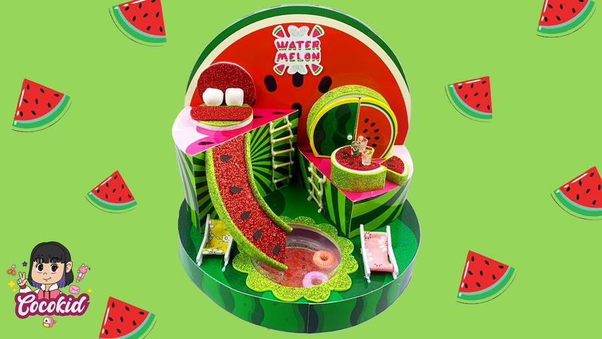 DIY Miniature Watermelon House | DIY Miniature House | Crafts For Kids