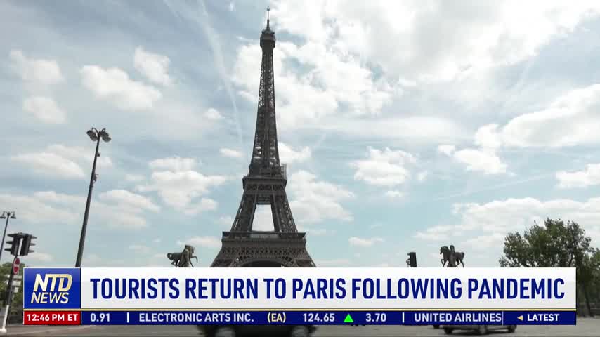 Tourists Return to Paris Following Pandemic