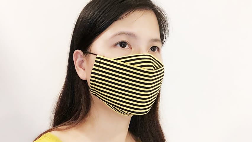 [very easy] How to make a simple fabric face mask at home | Face Mask Sewing Tutorial