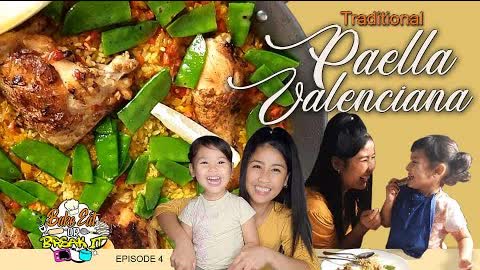 How to make Traditional Paella Valenciana/Bake Eat or Break It Ep. 4/Cooking with Aliyah/little Chef