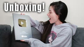 UNBOXING Silver YouTube Award  & Giveaway Winners!!!