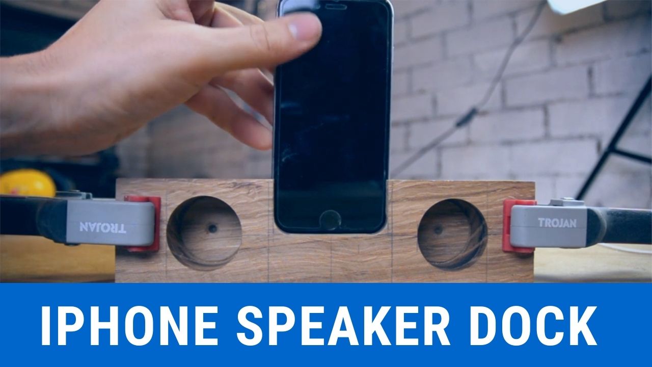 DIY Iphone Speaker Dock 	