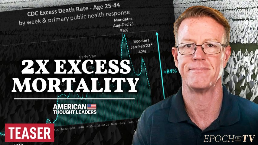Excess Mortality Doubled for Americans Aged 35 to 44—Edward Dowd on New Society of Actuaries Data | TEASER